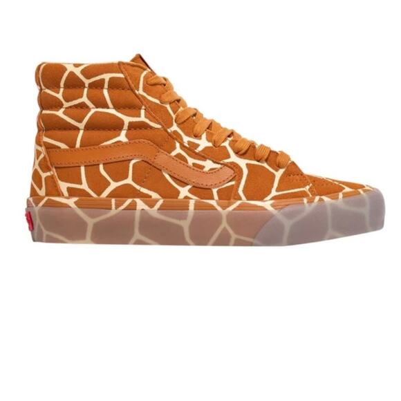 NWOT Vans Sk8-Hi VLT LX 'Giraffe' High Top Sneakers - Picture 1 of 10